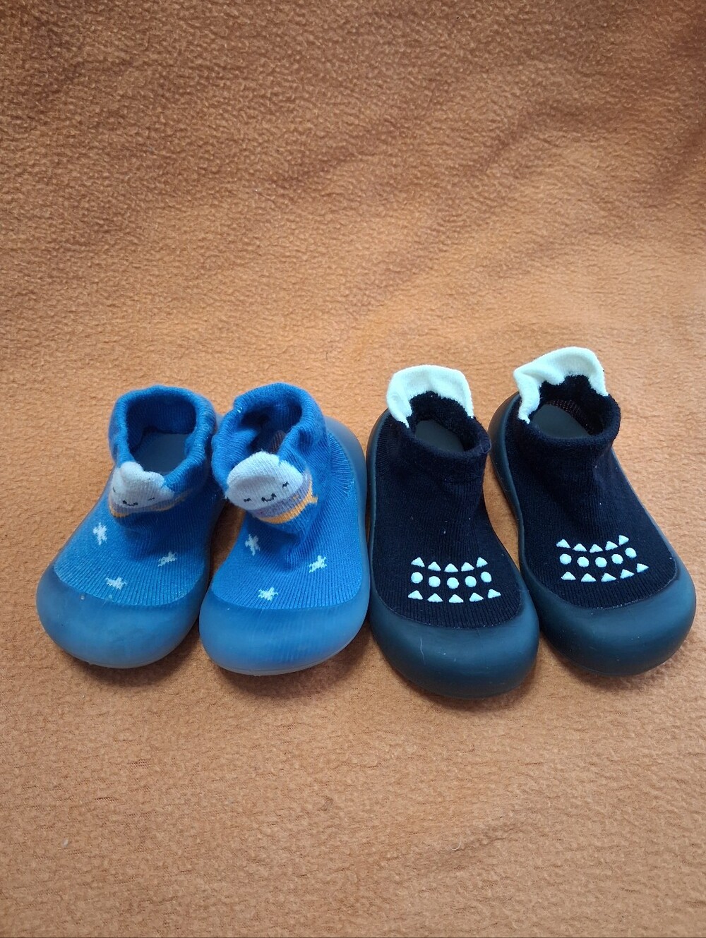 2 Pair Kids Non-Slip Sock Shoes Toddler Footwear